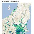 関東　iOS＋Android　3キャリア比較（LTE＋3G）