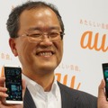 スマホと生活のつながりを強化する「スマートリレーションズ構想」を掲げた、KDDIの田中孝司社長