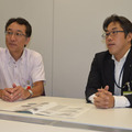 奥田章人氏（左）と堀部雅夫氏（右）