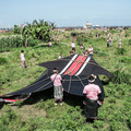 巨大なサメの凧も登場……Bali Kite Festival