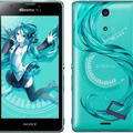 9日から先行展示される「Xperia feat. HATSUNE MIKU」