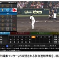 テレビ向け「プロ野球Live！」アプリの画面