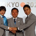 IOC総会に出席した猪瀬知事（中央）と太田選手（向かって右）　(C) Getty Images