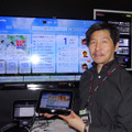 「Time On」や関連アプリのサービス全体を統括する東芝の片岡秀夫氏