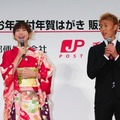 篠田麻里子（向かって左）＆柿谷曜一郎