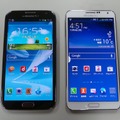 前モデルのGALAXY Note 2（左）とNote 3（右）