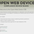 「Open Web Device CRB」サイト