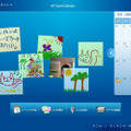 HP SmartCalender。下部のメニューをタッチすればメモ録画も簡単にできる