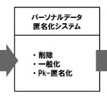 匿名化システムの処理イメージ 