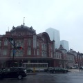 雪の東京（東京駅、2月14日昼）