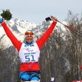 ソチ冬季パラリンピック、バイアスロン男子7.5km座位、ロマン・ペトシュコフ選手　(c) Getty Images