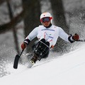 ソチ冬季パラリンピック、アルペンスキー男子スーパー大回転座位、狩野亮選手　(c) Getty Images