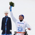 ソチ冬季パラリンピック、アルペンスキー男子スーパー大回転座位、森井大輝選手　(c) Getty Images