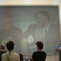 さとう珠緒がネットワークゲームやNOVAお茶の間留学を実演−アクアシティ「TEPCO SQUARE」