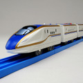プラレール「E7系北陸新幹線かがやき立体レールセット」（4月24日発売）