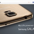 サムスンHKの「GALAXY S5」ページ