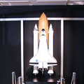 スペースシャトル「きぼう」の25分の1の模型