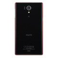 5.4型「AQUOS ZETA SH-04F」オレンジモデル背面