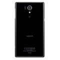 5.4型「AQUOS ZETA SH-04F」ブラックモデル背面