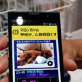 獣医師向けの画面。異常感知すると心拍数と映像データをスマートフォンに表示する。