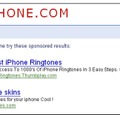 IOPHONE.COMのサイト。このドメイン名はiPhoneの正式発表の2007年1月9日に登録されていた