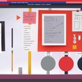 コンピューターデバイスのデザイン画