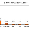 肉体的な疲労の主な原因はなんですか？