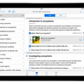 iTunes Uでの受講イメージ（iPadの画面）