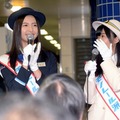 HKT48（7月18日、東京モノレール新型車出発式）