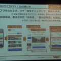 利用施設の検索、条件確認、マナー・エチケットのチェック、事前予約、無料クーポンの発行という流れ