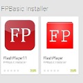 Google Play上のFlash Playerインストーラ詐欺アプリの例