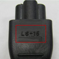 プラグに「LS-15」のマークが付いていたら、該当製品かどうか自主回収プログラムページで確認するよう呼びかけている