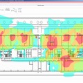 AirWaveによる庁舎内フロア電波状況管理画面