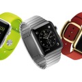 Apple Watch。左から「Apple Watch SPORT」、「Apple Watch」、「Apple Watch EDITION」。