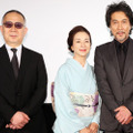 役所広司＆原田美枝子＆小泉尭史（監督）／『蜩の記』東日本大震災復興支援チャリティー試写会