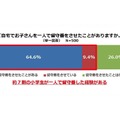 自宅で子どもを一人で留守番をさせたことがあるか？