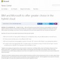マイクロソフトによるリリース