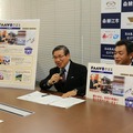 「FAAVOさばえ」を発表した牧野百男鯖江市長