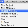 Eclipseからのプロジェクトインポート