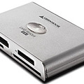 グリーンハウス、アルミボディで10種類のメモリカードに対応したUSB2.0カードリーダー/ライター