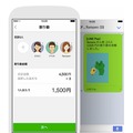 送金内容はLINEのトークルームから確認できる