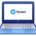 低価格ノートPC「HP Stream 11」。写真は英語キーボードだが、日本では日本語キーボード版が採用される