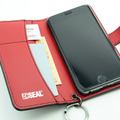 大型トラックの使用済みタイヤチューブをリユースしたSEALの「iPhone 6ケース diary type」