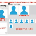 多人数モードは最大50人まで対応