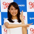 『GooPLUS』新作TVCM発表会に出席した山本美月