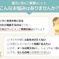 離れて暮らす高齢の親を心配する子供とよけいな負担を子供にかけたくない親の気持ちをつなぐ安否確認サービスだといえる(画像はプレスリリースより)