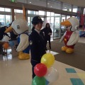 ともすれば販売キャンペーンとも捉えられかねないところ、県警やご当地キャラの応援で、安心感を増した