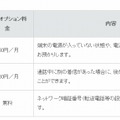 オプションの内容