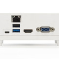 「SiView」背面。HDMIとVGA端子の他、USB 3.0及びUSB 2.0の端子とギガビットLANポートがある（画像はプレスリリースより）