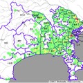 神奈川県内のひったくり発生状況がひと目で分かる「ひったくり発生マップ( 県内全域発生マップ（平成26年12月末現在）)」も掲載されている(画像はWebサイトより)